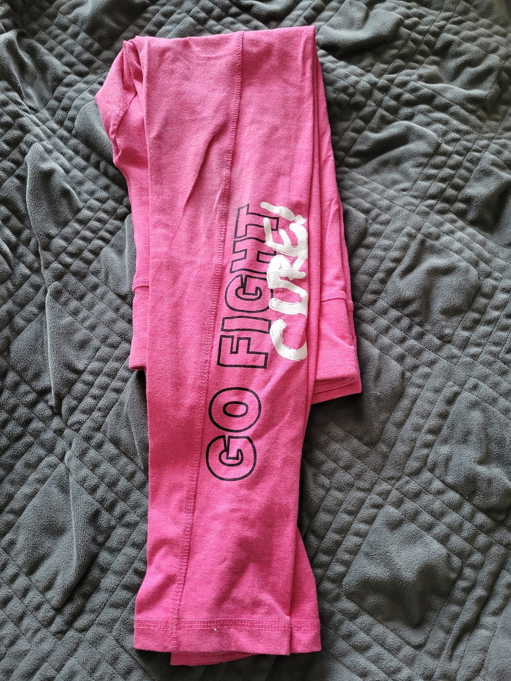 Ladies S Pink Ribbon Fight Cure Leggings For Cancer